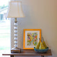 White Monay Shantung Silk Square Lamp Shade