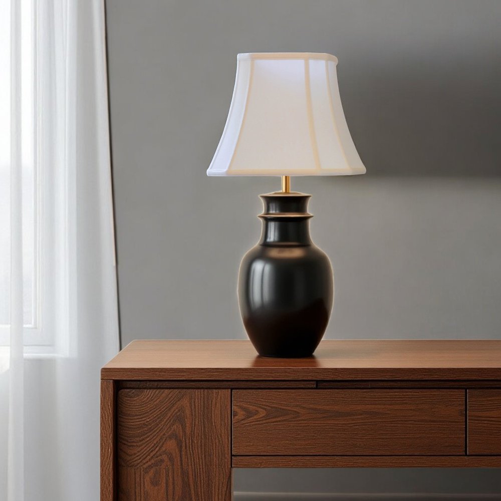 White Monay Shantung Silk Square Lamp Shade