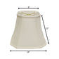 White Monay Shantung Silk Square Lamp Shade