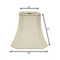 14" Inherent Slanted Square Bell Linen Lampshade