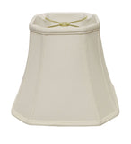 White Monay Shantung Silk Square Lamp Shade