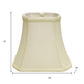 Ivory Monay Shantung Silk Bell Lamp Shade