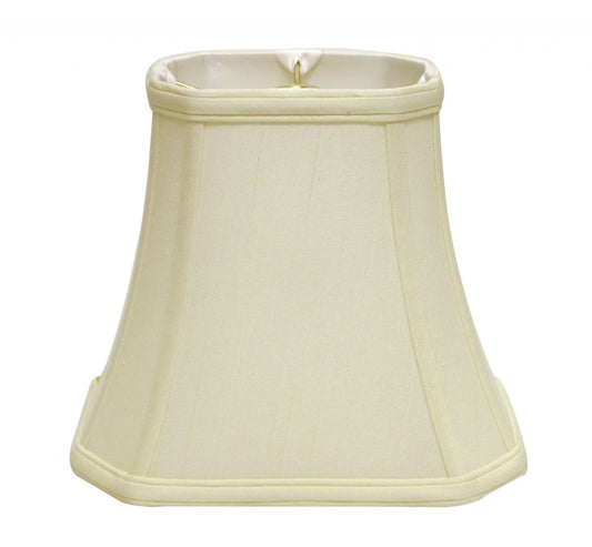 Ivory Monay Shantung Silk Bell Lamp Shade