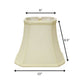 Ivory Monay Shantung Silk Bell Lamp Shade