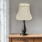 White Monay Shantung Silk Bell Lamp Shade
