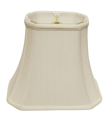 White Monay Shantung Silk Bell Lamp Shade
