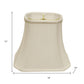 White Monay Shantung Silk Bell Lamp Shade