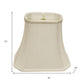 White Monay Shantung Silk Bell Lamp Shade