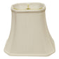 White Monay Shantung Silk Bell Lamp Shade