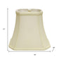 Ivory Monay Shantung Silk Bell Lamp Shade