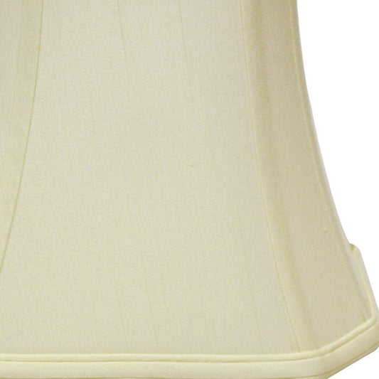 Ivory Monay Shantung Silk Bell Lamp Shade