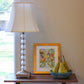 White Monay Shantung Silk Bell Lamp Shade