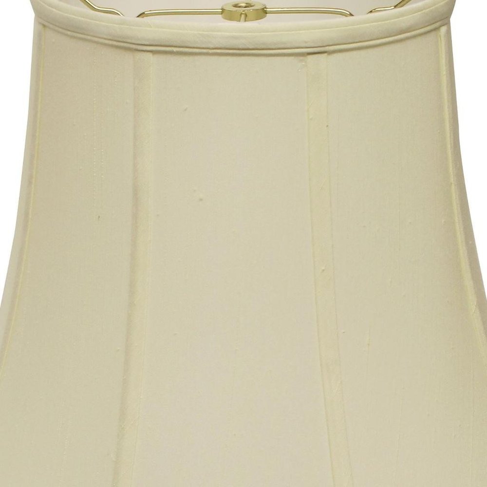 Ivory Monay Shantung Silk Bell Lamp Shade