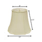 Ivory Monay Shantung Silk Bell Lamp Shade