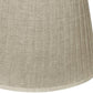 16" Cream Slanted Oval Linen Lampshade
