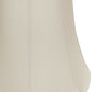White Monay Shantung Silk Empire Lamp Shade