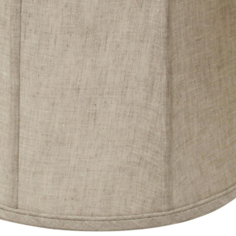 Cream Linen Drum Lamp Shade
