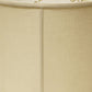 17" Pale Brown Throwback Drum Linen Lampshade