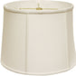 White Linen Drum Lamp Shade