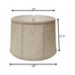 Cream Linen Drum Lamp Shade