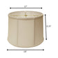 19" Off White Throwback Drum Linen Lampshade