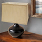 Gold Burlap Lamp Shade
