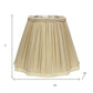 Taupe Shantung Silk Square Lamp Shade