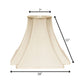 Ivory Shantung Silk Square Lamp Shade
