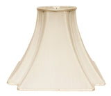 Ivory Shantung Silk Square Lamp Shade