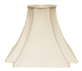 Ivory Shantung Silk Square Lamp Shade