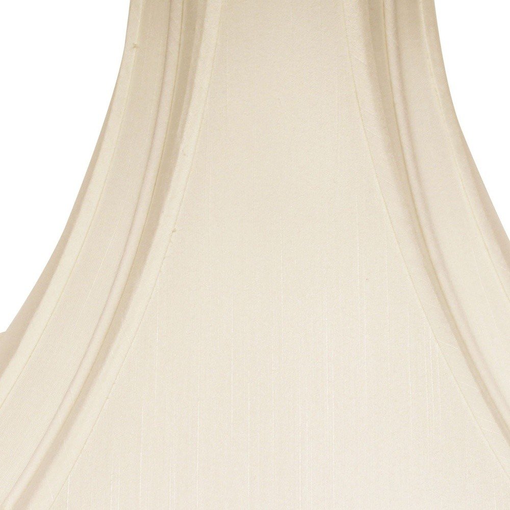 Ivory Shantung Silk Square Lamp Shade