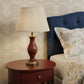 Cream Taffeta Pleated Empire Lamp Shade