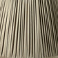 18" Ash Slanted Pleated Tafetta Lampshade