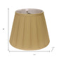 Camel Shantung Silk Empire Lamp Shade