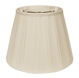 20" Ivory Slanted English Box Shantung Lampshade