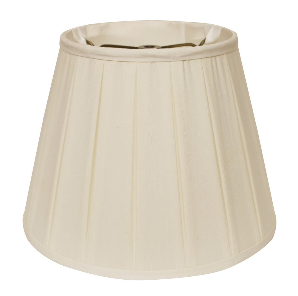 20" Ivory Slanted English Box Shantung Lampshade