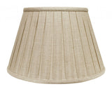 Cream Linen Pleated Empire Lamp shade