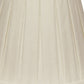 White Linen Pleated Empire Lamp Shade