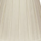 White Linen Pleated Empire Lamp Shade