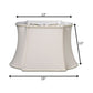 16" Cream Premium Oblong Shantung Lampshade