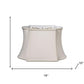 16" Cream Premium Oblong Shantung Lampshade