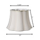 Cream Shantung Silk Novelty Lamp Shade
