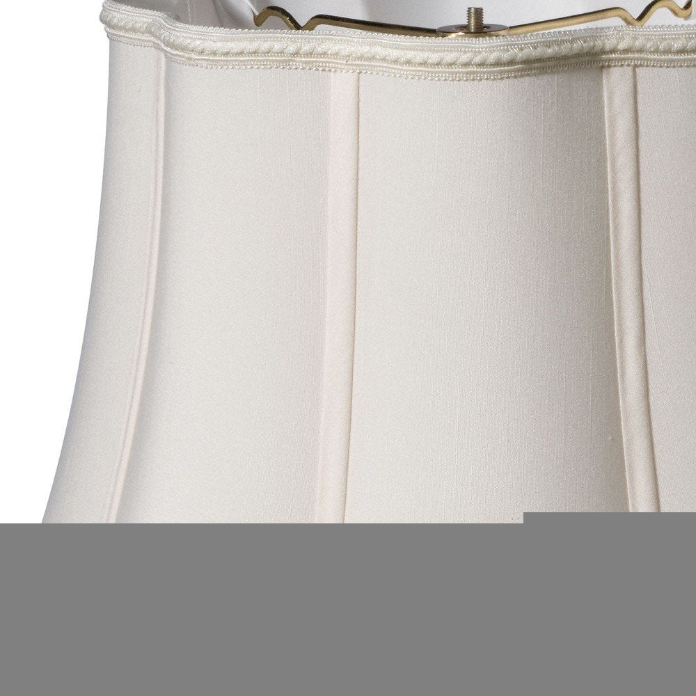 Cream Shantung Silk Novelty Lamp Shade
