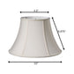 Cream Shantung Silk Bell Lamp Shade