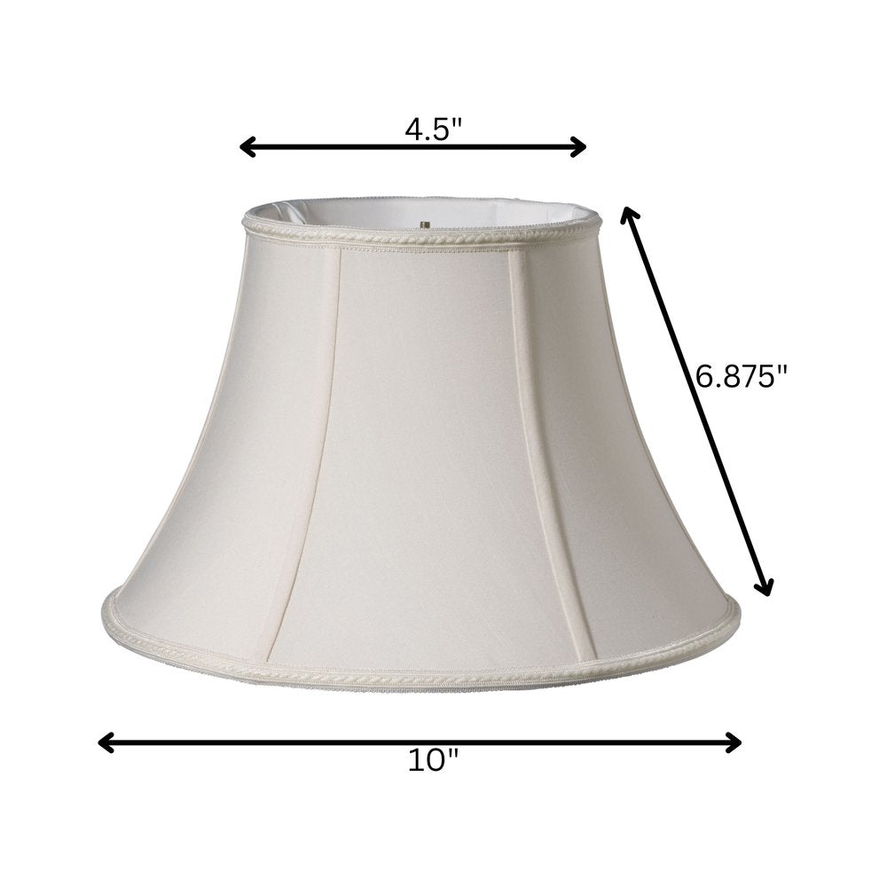 Cream Shantung Silk Bell Lamp Shade
