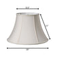 Cream Shantung Silk Bell Lamp Shade