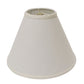 Off White Linen Print Cone Lamp Shade