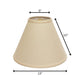 Beige Linen Cone Lamp Shade