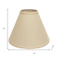 Beige Linen Cone Lamp Shade