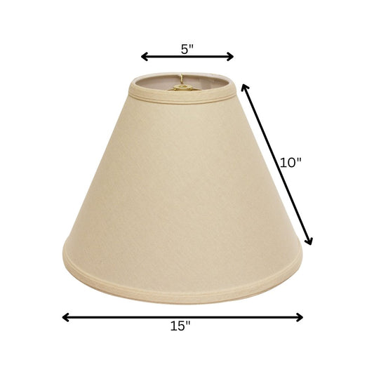 Beige Linen Cone Lamp Shade